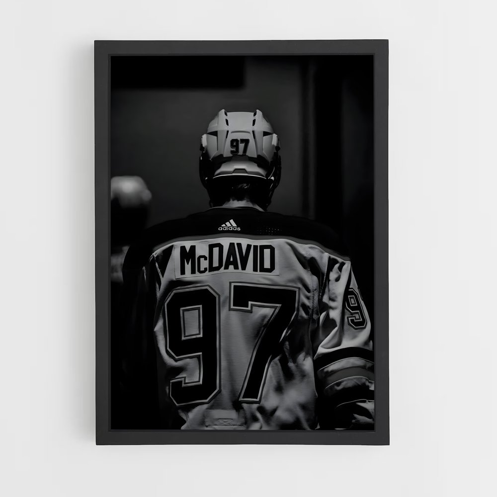 Poster Connor dans le Vestiaire – affiche Hockey sur glace (vue 2)